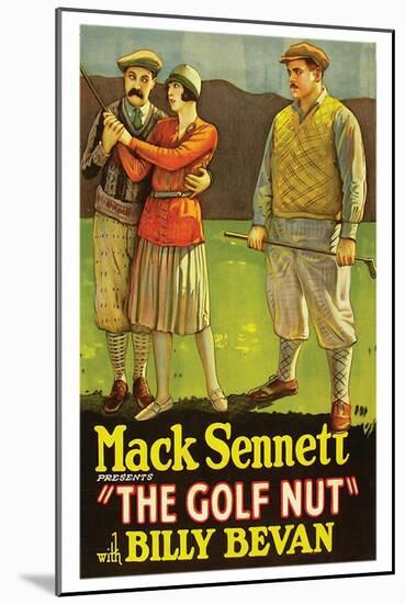 Golf Nut-null-Mounted Art Print