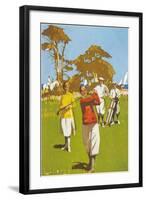 Golf Painting-null-Framed Art Print