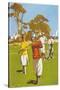 Golf Painting-null-Stretched Canvas