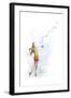 Golf Player 2-Marlene Watson-Framed Giclee Print