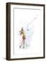 Golf Player 2-Marlene Watson-Framed Premium Giclee Print