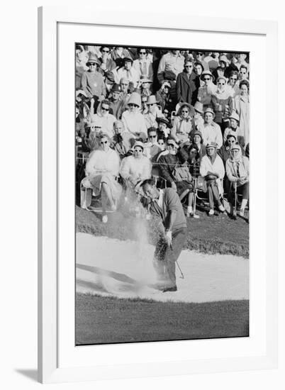 Golf Player Arnold Palmer, Blowing His Lead on the 18th Hole in the Master's Golf Tournament-George Silk-Framed Photographic Print