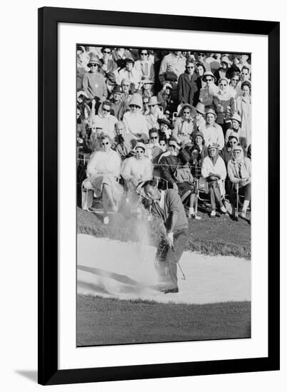 Golf Player Arnold Palmer, Blowing His Lead on the 18th Hole in the Master's Golf Tournament-George Silk-Framed Photographic Print