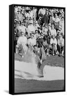 Golf Player Arnold Palmer, Blowing His Lead on the 18th Hole in the Master's Golf Tournament-George Silk-Framed Stretched Canvas