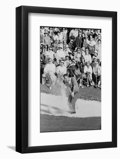 Golf Player Arnold Palmer, Blowing His Lead on the 18th Hole in the Master's Golf Tournament-George Silk-Framed Premium Photographic Print