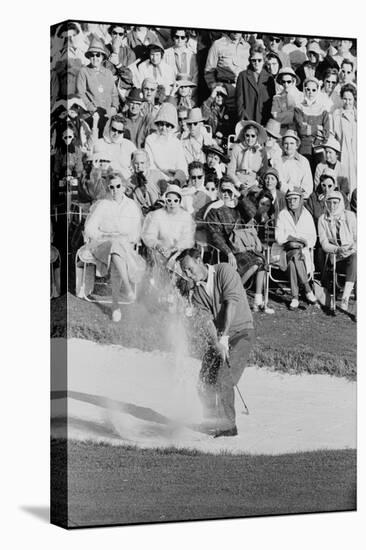 Golf Player Arnold Palmer, Blowing His Lead on the 18th Hole in the Master's Golf Tournament-George Silk-Stretched Canvas