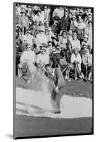 Golf Player Arnold Palmer, Blowing His Lead on the 18th Hole in the Master's Golf Tournament-George Silk-Mounted Photographic Print