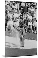 Golf Player Arnold Palmer, Blowing His Lead on the 18th Hole in the Master's Golf Tournament-George Silk-Mounted Premium Photographic Print