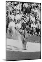 Golf Player Arnold Palmer, Blowing His Lead on the 18th Hole in the Master's Golf Tournament-George Silk-Mounted Photographic Print