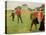 Golf Players at Copenhagen Golf Club-Paul Fischer-Stretched Canvas