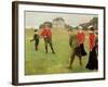 Golf Players at Copenhagen Golf Club-Paul Fischer-Framed Giclee Print