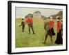 Golf Players at Copenhagen Golf Club-Paul Fischer-Framed Giclee Print