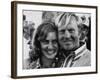 Golf Pro Jack Nicklaus, with Wife Barbara, at the Augusta National Golf Club, Georgia, April 1972-null-Framed Photo