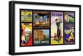 Golf Resorts-null-Framed Giclee Print