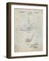 Golf Sand Wedge Patent-Cole Borders-Framed Art Print