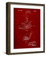 Golf Sand Wedge Patent-Cole Borders-Framed Art Print