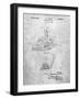 Golf Sand Wedge Patent-Cole Borders-Framed Art Print