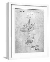 Golf Sand Wedge Patent-Cole Borders-Framed Art Print