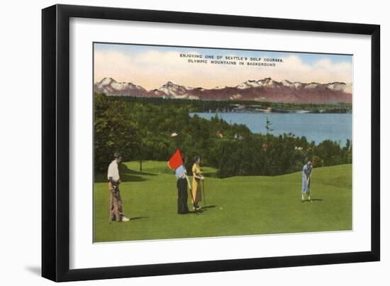 Golf, Seattle, Washington-null-Framed Art Print