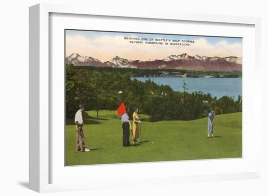 Golf, Seattle, Washington-null-Framed Art Print