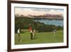 Golf, Seattle, Washington-null-Framed Art Print