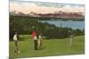 Golf, Seattle, Washington-null-Mounted Art Print