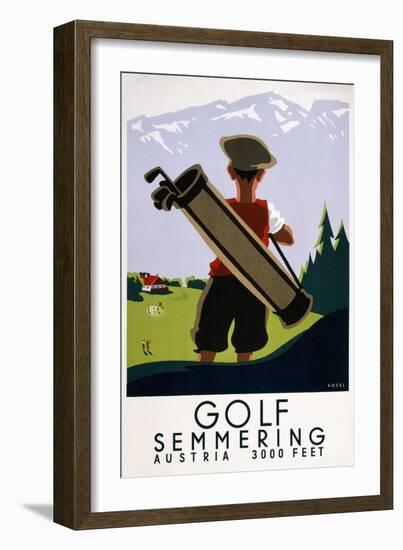Golf Semmering-null-Framed Giclee Print
