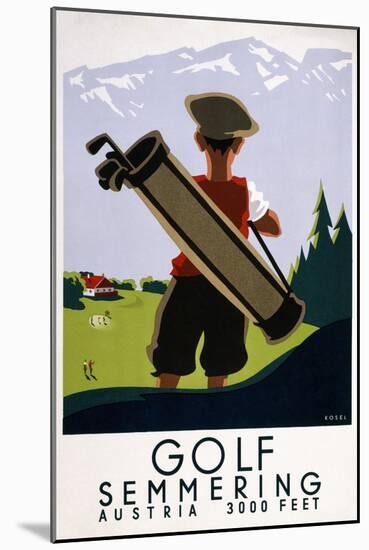 Golf Semmering-null-Mounted Giclee Print