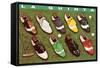 Golf Shoes, La Quinta, California-null-Framed Stretched Canvas