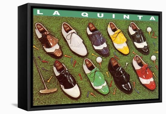 Golf Shoes, La Quinta, California-null-Framed Stretched Canvas