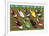 Golf Shoes, La Quinta, California-null-Framed Premium Giclee Print