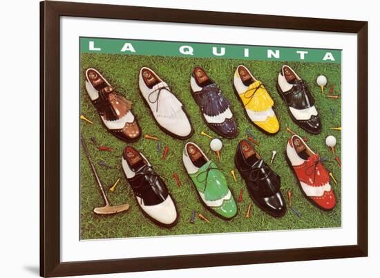 Golf Shoes, La Quinta, California-null-Framed Premium Giclee Print
