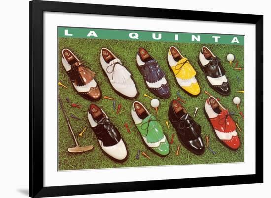 Golf Shoes, La Quinta, California-null-Framed Premium Giclee Print