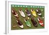 Golf Shoes on Putting Green, Bandon, Oregon-null-Framed Art Print