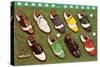 Golf Shoes on Putting Green, Bandon, Oregon-null-Stretched Canvas