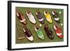 Golf Shoes-null-Framed Art Print