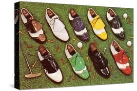 Golf Shoes-null-Stretched Canvas