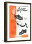 Golf Shoes-null-Framed Art Print