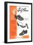 Golf Shoes-null-Framed Art Print