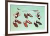 Golf Shoes-null-Framed Art Print