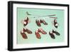 Golf Shoes-null-Framed Art Print