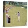 Golf Shot-Jonathan Mandell-Stretched Canvas