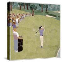 Golf Shot-Jonathan Mandell-Stretched Canvas