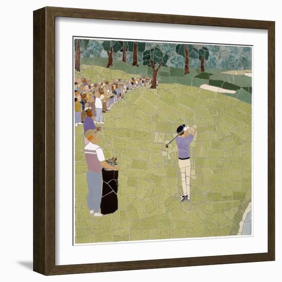 Golf Shot-Jonathan Mandell-Framed Giclee Print