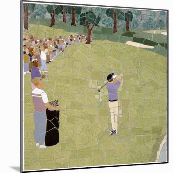 Golf Shot-Jonathan Mandell-Mounted Giclee Print