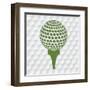 Golf Sport Design-Diana Johanna Velasquez-Framed Art Print