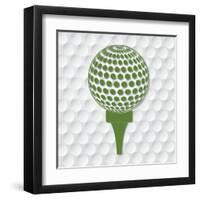 Golf Sport Design-Diana Johanna Velasquez-Framed Art Print