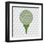 Golf Sport Design-Diana Johanna Velasquez-Framed Art Print