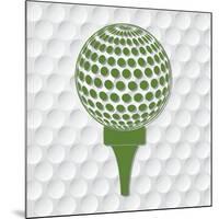 Golf Sport Design-Diana Johanna Velasquez-Mounted Art Print