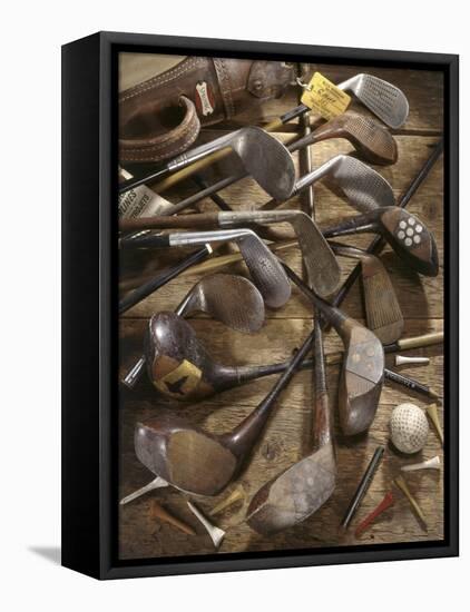 Golf Still Life-null-Framed Stretched Canvas